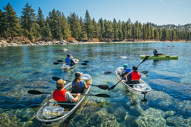 Clearly Tahoe Explorer - Private Clear Kayak Charter